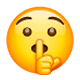 🤫 Emoji Cara Pidiendo Silencio en WhatsApp 2.17.