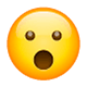 😮 Emoji Cara Con La Boca Abierta en WhatsApp 2.17.