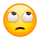 Emoji 🙄 Faccina Con Occhi Al Cielo su WhatsApp 2.17.