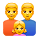 👨‍👨‍👧 Emoji Familie: Mann, Mann und Mädchen WhatsApp 2.17.