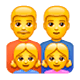 Émoji 👨‍👨‍👧‍👧 Famille : Homme, Homme, Fille Et Fille sur WhatsApp 2.17.