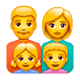 Émoji 👨‍👩‍👧‍👦 Famille : Homme, Femme, Fille Et Garçon sur WhatsApp 2.17.