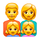 👨‍👩‍👧‍👧 Emoji Familia: Hombre, Mujer, Niña, Niña en WhatsApp 2.17.