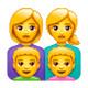 👩‍👩‍👦‍👦 Emoji Familie: Frau, Frau, Junge und Junge WhatsApp 2.17.