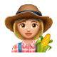 👩🏼‍🌾 Emoji Agricultora: Tono De Piel Claro Medio en WhatsApp 2.17.