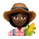 👩🏿‍🌾 Emoji Agricultora: Tono De Piel Oscuro en WhatsApp 2.17.