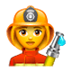 Émoji 👩‍🚒 Pompier Femme sur WhatsApp 2.17.