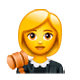Emoji 👩‍⚖️ Giudice Donna su WhatsApp 2.17.