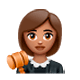 Emoji 👩🏽‍⚖️ Giudice Donna: Carnagione Olivastra su WhatsApp 2.17.