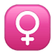 Émoji ♀️ Symbole De La Femme sur WhatsApp 2.17.
