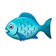 Emoji 🐟 Pesce su WhatsApp 2.17.