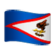 🇦🇸 Emoji Bandeira: Samoa Americana na WhatsApp 2.17.