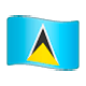 Emoji 🇱🇨 Bandiera: Saint Lucia su WhatsApp 2.17.