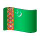 🇹🇲 Emoji Flagge: Turkmenistan WhatsApp 2.17.