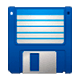 Emoji 💾 Floppy Disc su WhatsApp 2.17.
