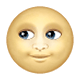 Émoji 🌝 Pleine Lune Avec Visage sur WhatsApp 2.17.