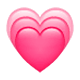 Emoji 💗 Cuore Che Cresce su WhatsApp 2.17.