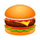 Émoji 🍔 Hamburger sur WhatsApp 2.17.
