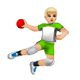 Émoji 🤾🏼 Personne Jouant Au Handball : Peau Moyennement Claire sur WhatsApp 2.17.