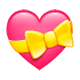 Emoji 💝 Cuore Con Fiocco su WhatsApp 2.17.