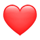 ❤️ Emoji Corazón Rojo en WhatsApp 2.17.