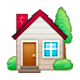 🏡 Emoji Haus mit Garten WhatsApp 2.17.