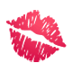 Émoji 💋 Trace De Rouge à Lèvres sur WhatsApp 2.17.