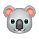 🐨 Emoji Koala en WhatsApp 2.17.