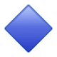 Émoji 🔷 Grand Losange Bleu sur WhatsApp 2.17.