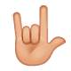 Emoji 🤟🏼 Gesto Ti Amo: Carnagione Abbastanza Chiara su WhatsApp 2.17.