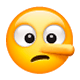 Emoji 🤥 Faccina Bugiarda su WhatsApp 2.17.