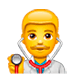 👨‍⚕️ Emoji Homem Profissional Da Saúde na WhatsApp 2.17.