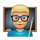 👨🏼‍🏫 Emoji Lehrer: mittelhelle Hautfarbe WhatsApp 2.17.