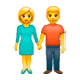 Emoji 👫 Uomo E Donna Che Si Tengono Per Mano su WhatsApp 2.17.