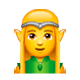 Emoji 🧝‍♂️ Elfo Uomo su WhatsApp 2.17.