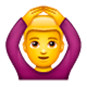 🙆‍♂️ Emoji Hombre Haciendo El Gesto De «de Acuerdo» en WhatsApp 2.17.