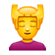 💆‍♂️ Emoji Mann, der eine Kopfmassage bekommt WhatsApp 2.17.