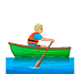 Emoji 🚣🏼‍♂️ Uomo In Barca A Remi: Carnagione Abbastanza Chiara su WhatsApp 2.17.