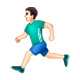 🏃🏻‍♂️ Emoji Hombre Corriendo: Tono De Piel Claro en WhatsApp 2.17.