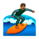 Émoji 🏄🏾‍♂️ Surfeur : Peau Mate sur WhatsApp 2.17.