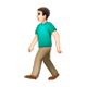 🚶🏻‍♂️ Emoji Hombre Caminando: Tono De Piel Claro en WhatsApp 2.17.