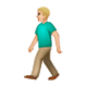 🚶🏼‍♂️ Emoji Hombre Caminando: Tono De Piel Claro Medio en WhatsApp 2.17.