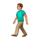 🚶🏽‍♂️ Emoji Hombre Caminando: Tono De Piel Medio en WhatsApp 2.17.
