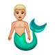 🧜🏼‍♂️ Emoji Sirena Hombre: Tono De Piel Claro Medio en WhatsApp 2.17.