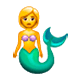 🧜 Emoji Persona Sirena en WhatsApp 2.17.