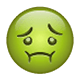 Emoji 🤢 Faccina Nauseata su WhatsApp 2.17.