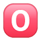 🅾️ Emoji Großbuchstabe O in rotem Quadrat WhatsApp 2.17.