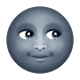 Émoji 🌚 Nouvelle Lune Avec Visage sur WhatsApp 2.17.
