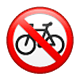 Emoji 🚳 Segnale Di Divieto Di Transito Delle Biciclette su WhatsApp 2.17.