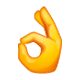 Emoji 👌 Mano Che Fa OK su WhatsApp 2.17.